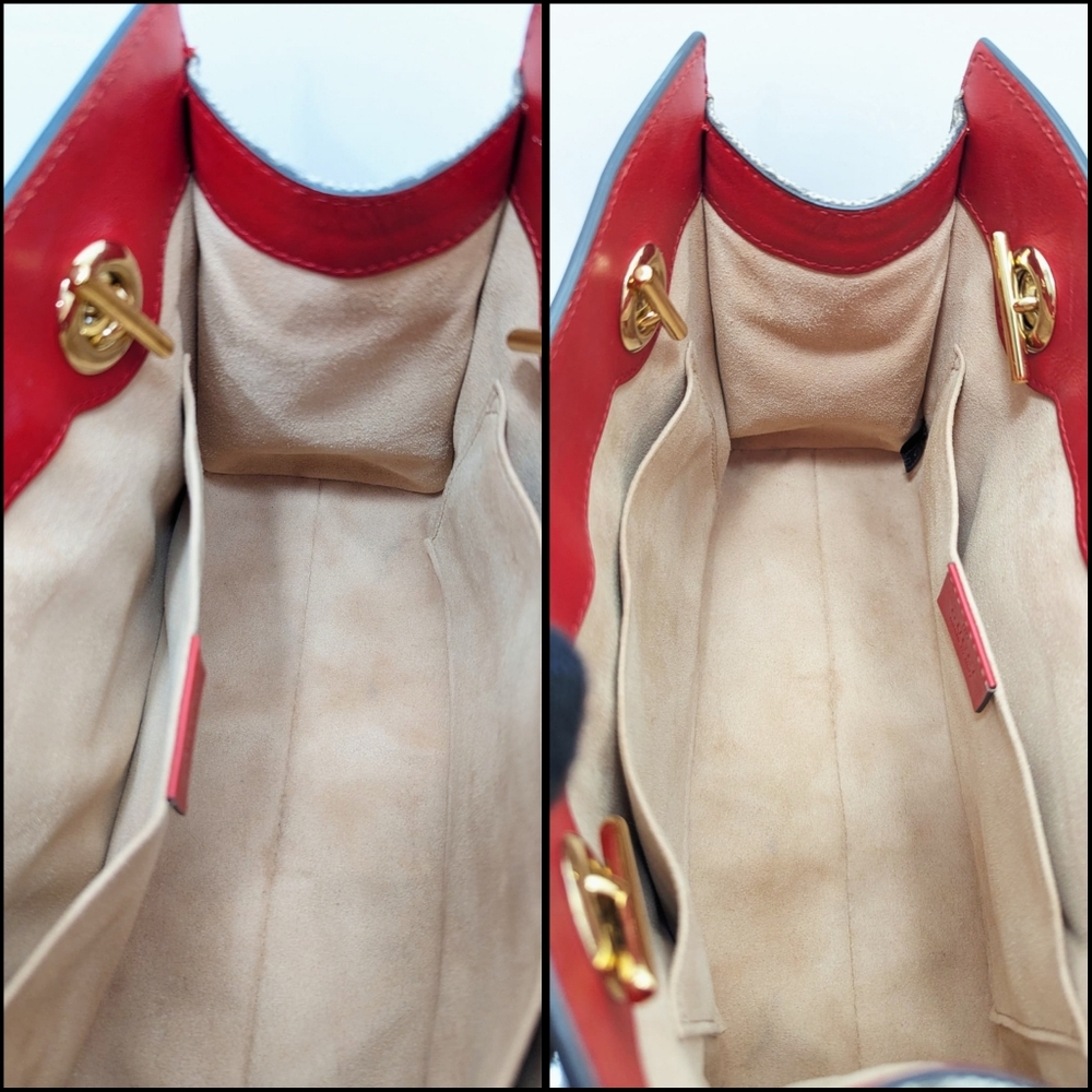 ✨️Authentic Limited Edition Gucci Small Padlock GG Supreme Red Apple Bag - Picture 10 of 15